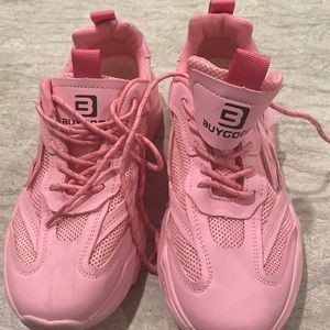 Shocking Pink Sneakers